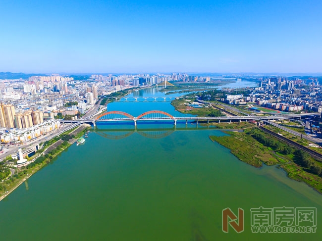 航拍南充之南门坝 城中村蝶变副中心