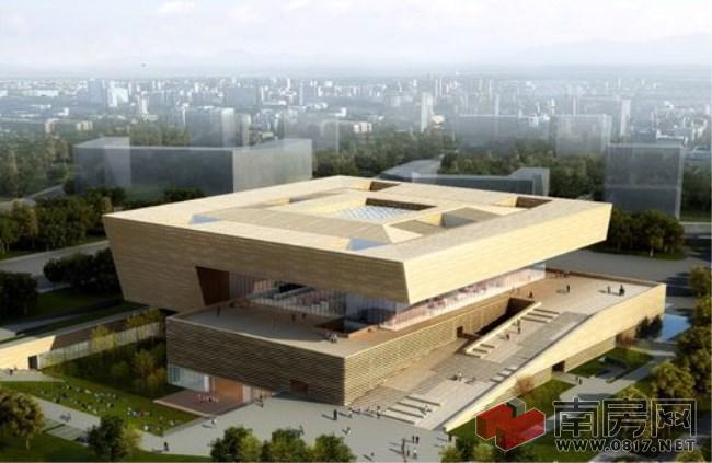 外观似"龙印" 南充市博物馆施工进度曝光